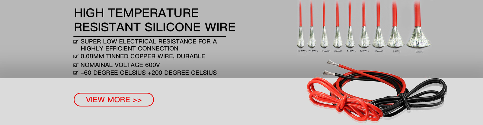 Qualität Flexibles Silikon-Kabel Fabrik