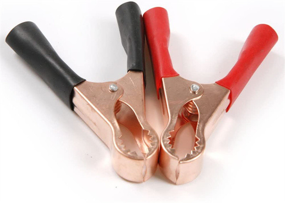 Hexie Multipurpose Insulated Alligator Clips 80mm For Car Battery Charger