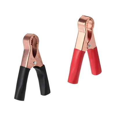 Hexie Multipurpose Insulated Alligator Clips 80mm For Car Battery Charger
