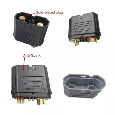 Hexie Lithium PA66 RC Battery Connectors Anti Spark Multipurpose