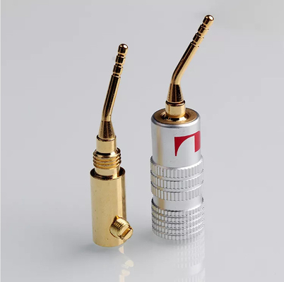 Copper Male Pin Nakamichi Banana Plugs Multipurpose Gold Plated