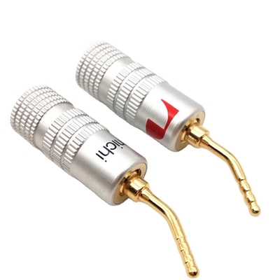 Copper Male Pin Nakamichi Banana Plugs Multipurpose Gold Plated