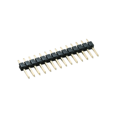 Brass 2.54mm Male Pin Header Gold Plating 500V AC Multipurpose