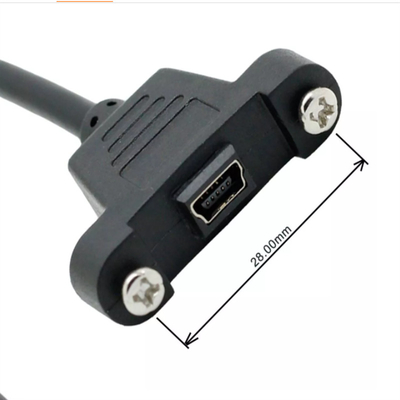PVC Panel Mount USB Extension Cable
