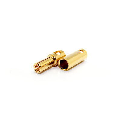 ROHS Multipurpose RC Banana Connector , Corrosion Resistant Gold Plated Banana Plug