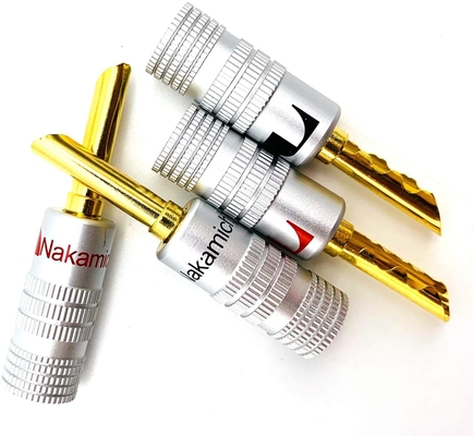 Audio Cable Nakamichi Speaker Banana Plug Practical Multipurpose