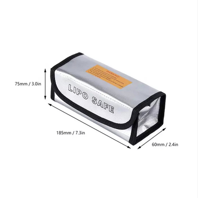Explosion Proof Recyclable Lipo Fire Bag , PVC Fireproof Bag For Lithium Battery