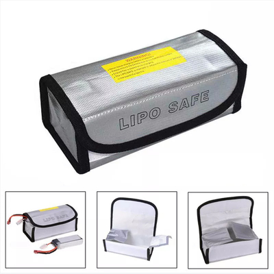 Explosion Proof Recyclable Lipo Fire Bag , PVC Fireproof Bag For Lithium Battery