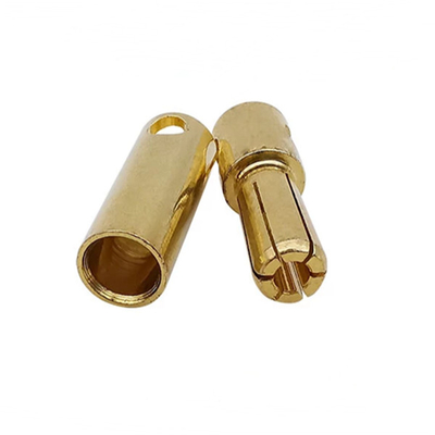 SGS 5mm Banana Plug Connectors Gold Bullet For RC Model Battery ESC