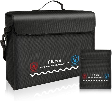 Lockable Waterproof Lipo Battery Safe Bag , Fiberglass Lipo Battery Storage Case