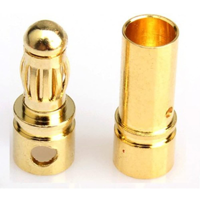 ESC Gold Bullet Banana Wire Connectors Diameter 3.5mm Male Female