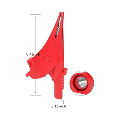 Practical 1000V Alligator Electrical Clips , Copper Plated Crocodile Clip For Battery