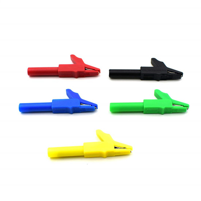 Multifunctional Insulated Alligator Clips Nickel Plated Multicolor
