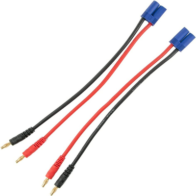ROHS 12AWG RC Charger Cable EC5 Connector Male To 4mm Bullet Banana Plugs