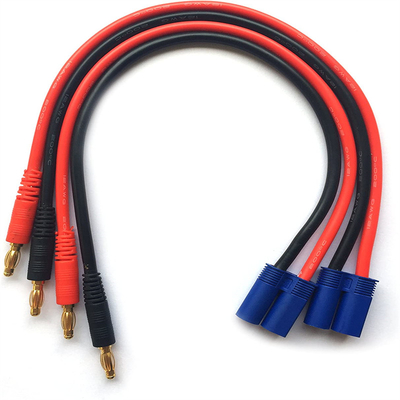 ROHS 12AWG RC Charger Cable EC5 Connector Male To 4mm Bullet Banana Plugs