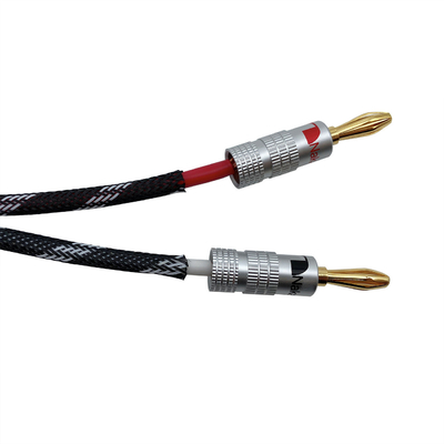Gold Plated Male Nakamichi Banana Plugs 4mm For Audio Jack Speaker