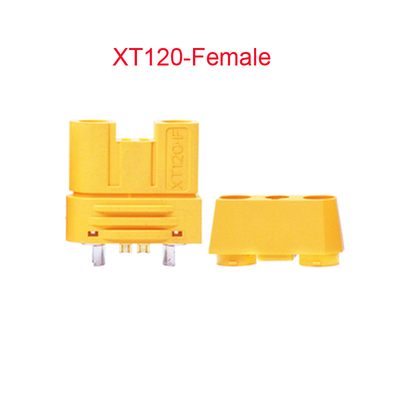 Practical DC 500V XT120 Connector , Gold Plated ESC Banana Connector