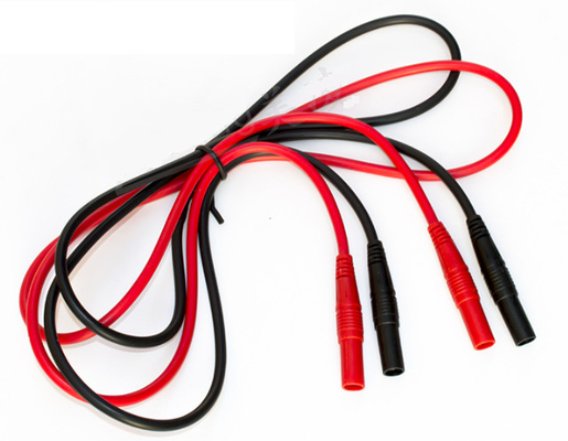 600V PVC Multimeter Extension Leads , Heatproof Shrouded Test Leads