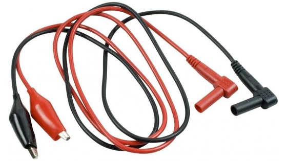 600V PVC Multimeter Extension Leads , Heatproof Shrouded Test Leads