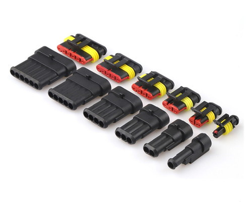 1 - 6Pins Waterproof Electrical Connectors Automotive Wire Connector For Car Motorcycle