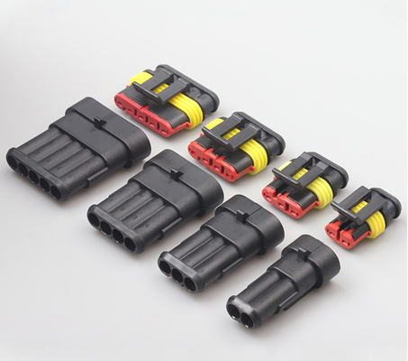 1 - 6Pins Waterproof Electrical Connectors Automotive Wire Connector For Car Motorcycle