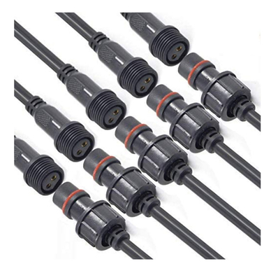 2Pin Waterproof LED Connector IP65 20cm 16AWG Wire Male / Female