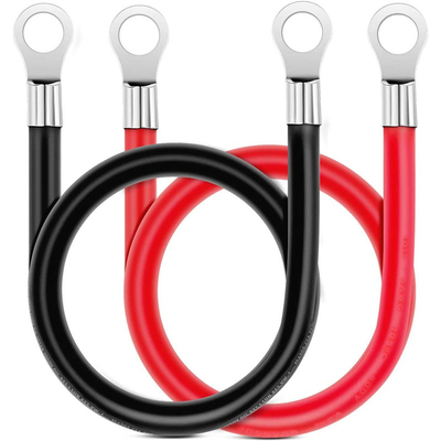 Battery Cable 6 AWG 20 inch Jumper Cables for Car Battery Inverter Cable Set with Terminals