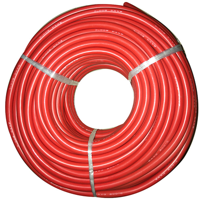 Red / Black Silicone Coated Wire Insulated Stranded 2 AWG Tinned Copper Wire