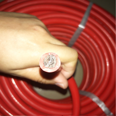 Red / Black Silicone Coated Wire Insulated Stranded 2 AWG Tinned Copper Wire