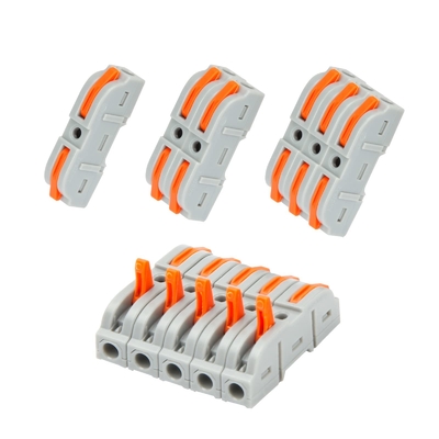 Inline Electrical Lever RC Battery Connectors Nuts Push In Quick