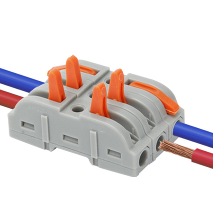 Inline Electrical Lever RC Battery Connectors Nuts Push In Quick