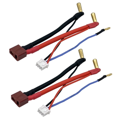 Car Hardcase Connector RC Charger Cable For 2S 7.4V Lithium Battery