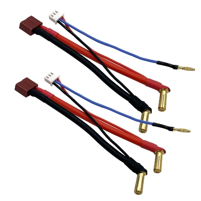 Car Hardcase Connector RC Charger Cable For 2S 7.4V Lithium Battery