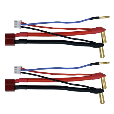 Car Hardcase Connector RC Charger Cable For 2S 7.4V Lithium Battery