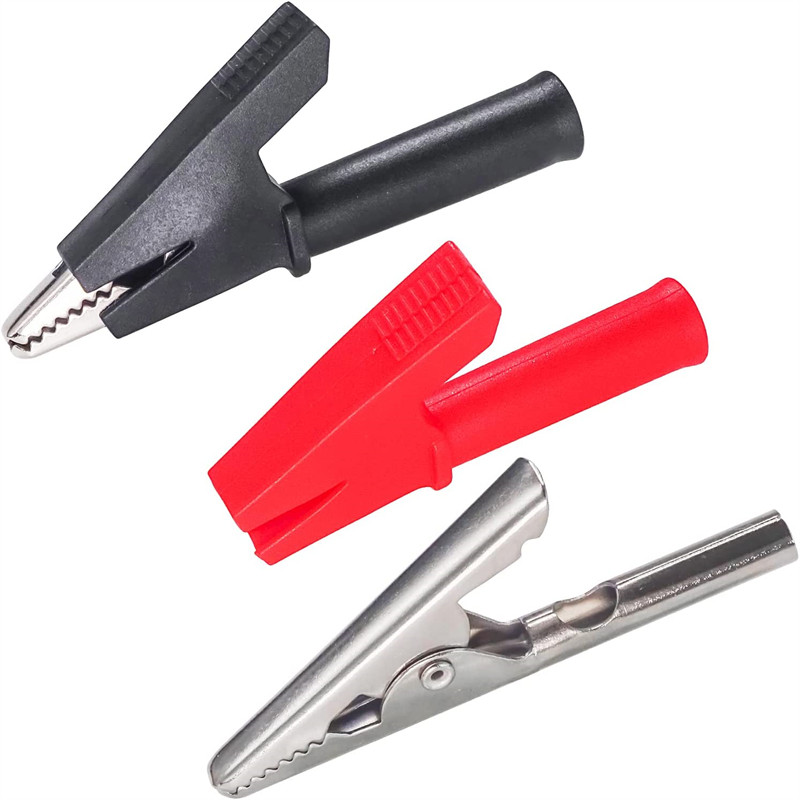 PVC Insulated Crocodile Clips Heavy Duty 1000V 20A For Home Electrical