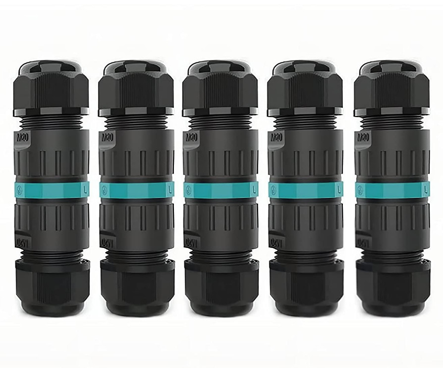 IP68 Waterproof Junction Box Connectors M20 2 Pin Outdoor Electrical