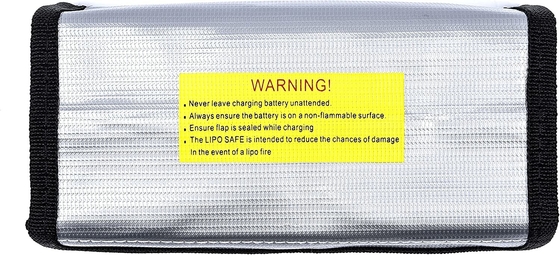 MSDS RC Battery Lipo Safe Bag Silver Color Flameproof Durable