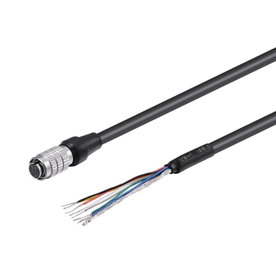 Oilproof Camera Electronics Wire Harness Cable Assemblies M12 12 Pin