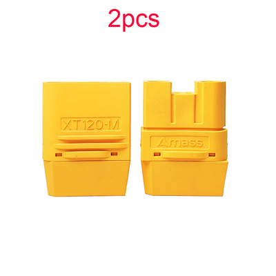 Practical DC 500V XT120 Connector , Gold Plated ESC Banana Connector