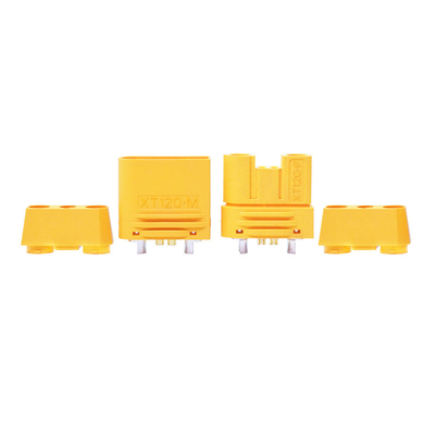 Practical DC 500V XT120 Connector , Gold Plated ESC Banana Connector