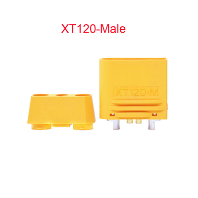 Practical DC 500V XT120 Connector , Gold Plated ESC Banana Connector