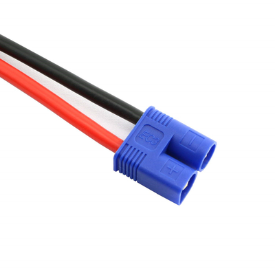 14AWG για πολλές χρήσεις κόκκινο μαύρο χρώμα καλωδίων φορτιστών σιλικόνης EC3 RC