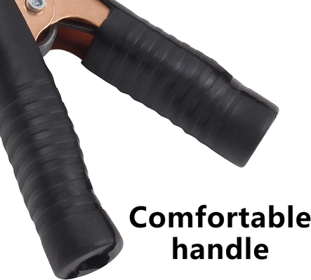 ISO9001 Rubber Alligator Battery Clamps , 600V Crocodile Battery Clips