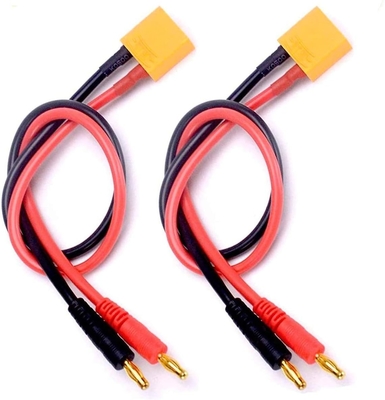 XT90 Charging Cable XT90 to 4.0mm Banana Connector Adapter Charger Wire For FPV RC Power Supply