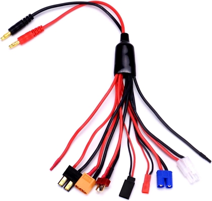 9 en adaptadores de 1 del divisor del cable RC Lipo de batería conector del cargador